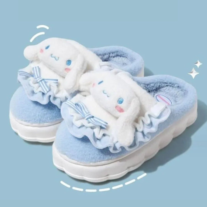 Isabel Slippers | Cute & Warm-Blue-5.0 - 6.0 (22 cm)-State of Style