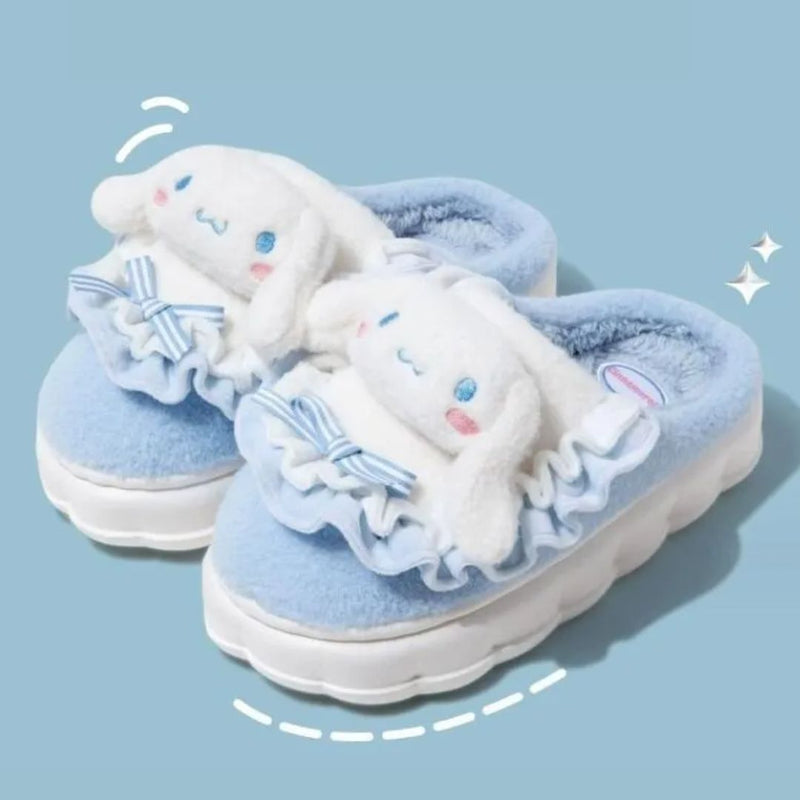 Isabel Slippers | Cute & Warm-Blue-5.0 - 6.0 (22 cm)-State of Style