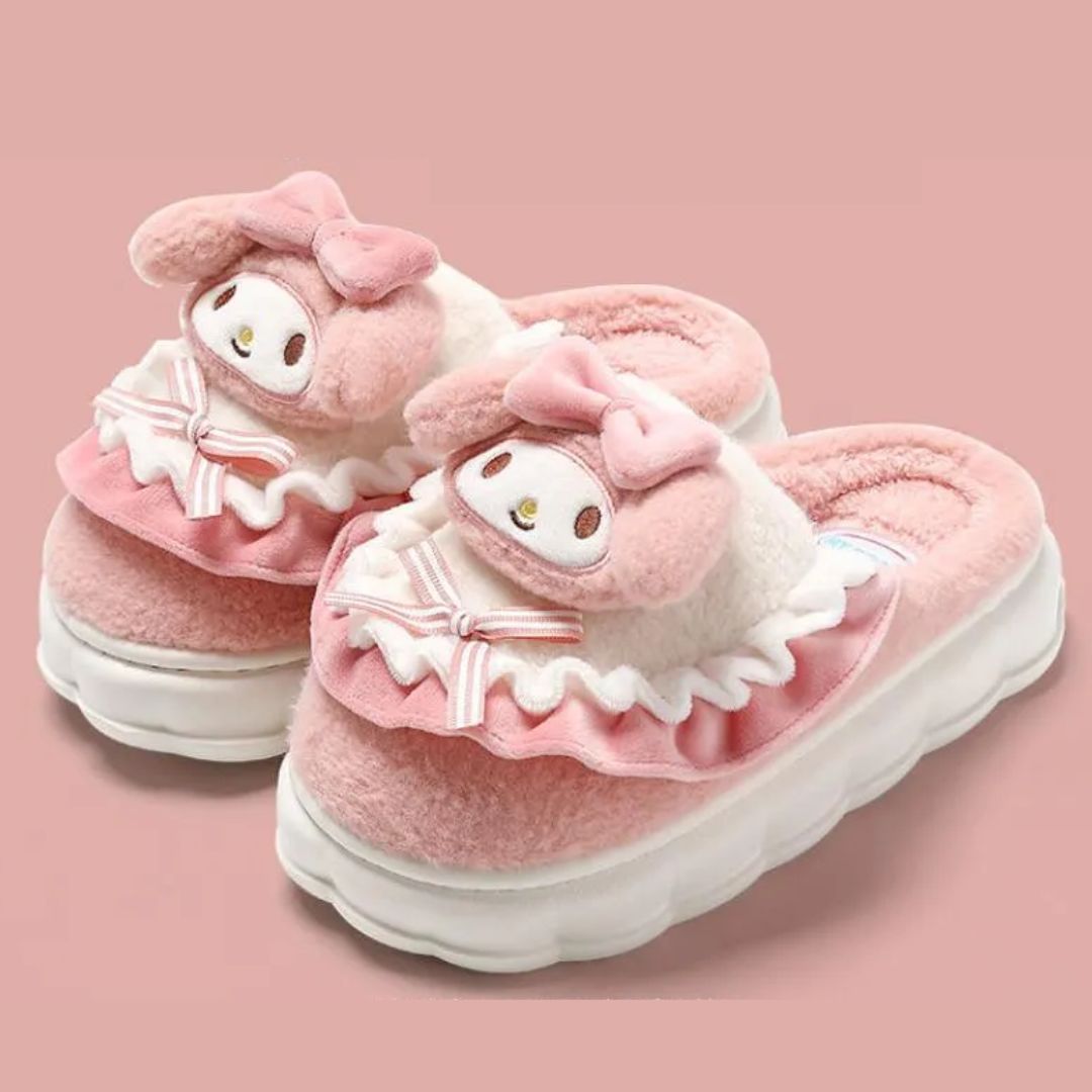 Isabel Slippers | Cute & Warm-Bordeaux-5.0 - 6.0 (22 cm)-State of Style