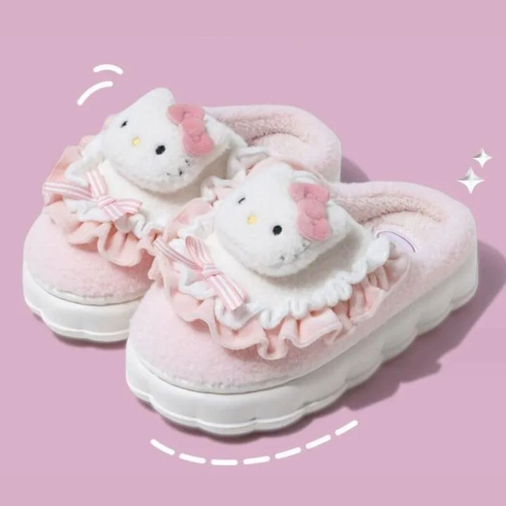 Isabel Slippers | Cute & Warm-Pink-5.0 - 6.0 (22 cm)-State of Style
