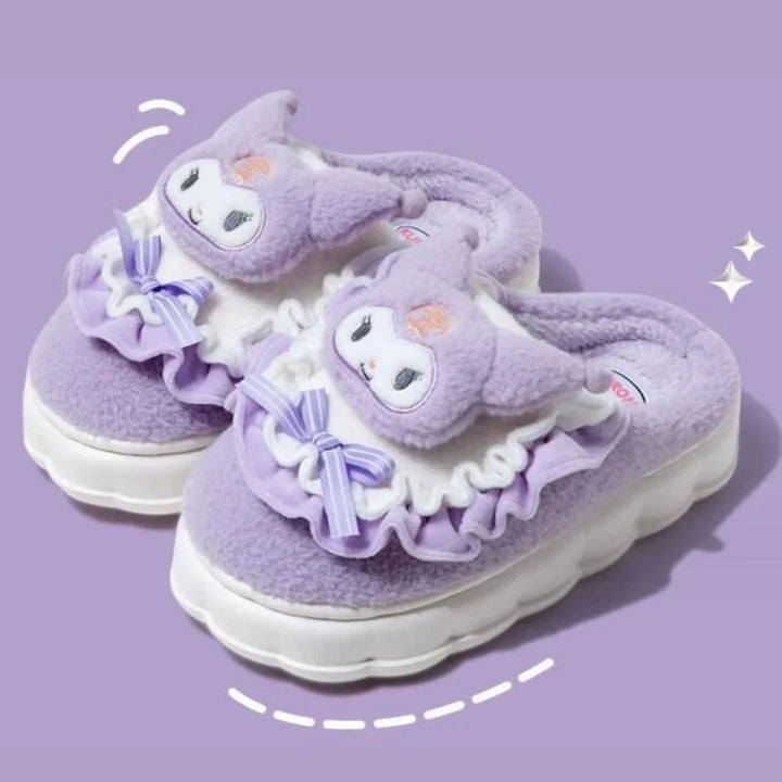 Isabel Slippers | Cute & Warm-Purple-5.0 - 6.0 (22 cm)-State of Style
