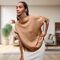 Isabella Classic Women's Sweater-Brown-S-State of Style