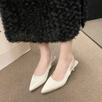 Isabella - Orthopedic Black Slingback Pumps-Creamy-white-4-State of Style