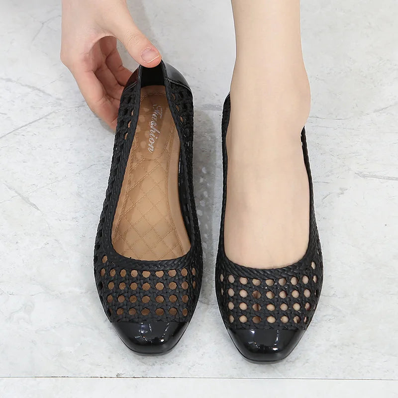 Isabella - Orthopedische Beige Ballerina's-Beige-36-State of Style