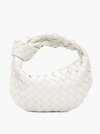 Isabella Woven Mini Handbag-White-State of Style