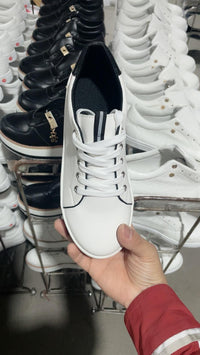 IsabellaSneaks | Women's Platform Sports Shoes-Black-4.5-State of Style