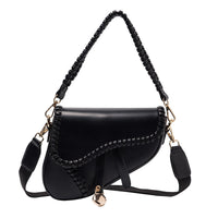 IsabelsBag | Women's Stylish Saddle Bag-Black-State of Style