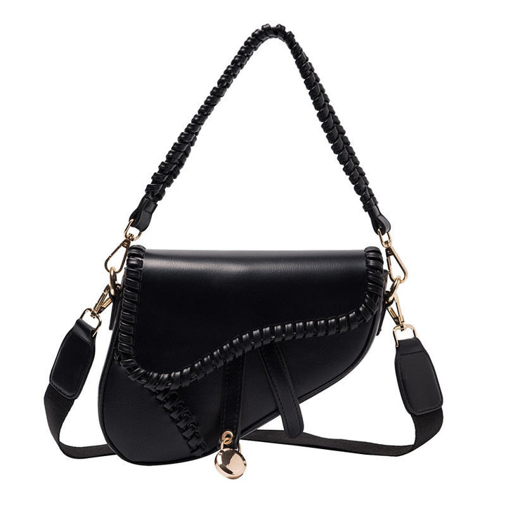 IsabelsBag | Women's Stylish Saddle Bag-Black-State of Style