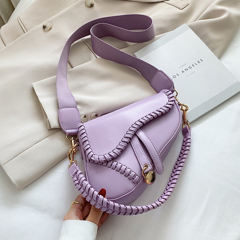IsabelsBag | Women's Stylish Saddle Bag-Lavender-State of Style