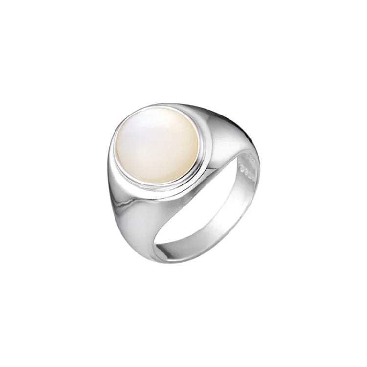 Isla Pinctada Albina Silver Ring-5-State of Style