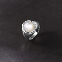 Isla Pinctada Albina Silver Ring-5-State of Style