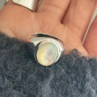 Isla Pinctada Albina Silver Ring-5-State of Style