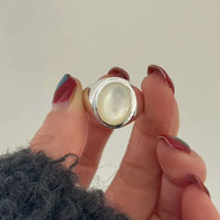 Isla Pinctada Albina Silver Ring-5-State of Style