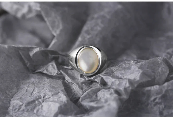 Isla Pinctada Albina Silver Ring-5-State of Style