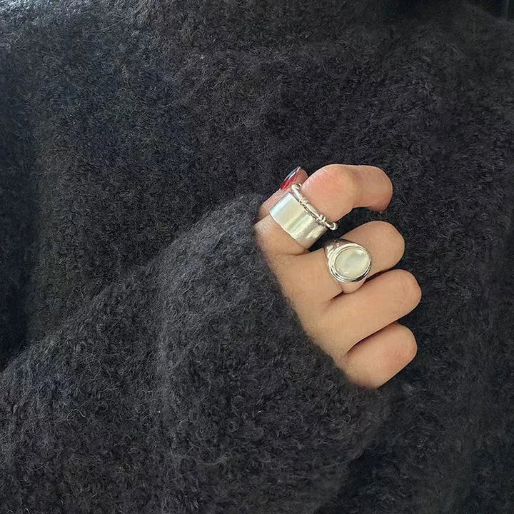 Isla Pinctada Albina Silver Ring-5-State of Style