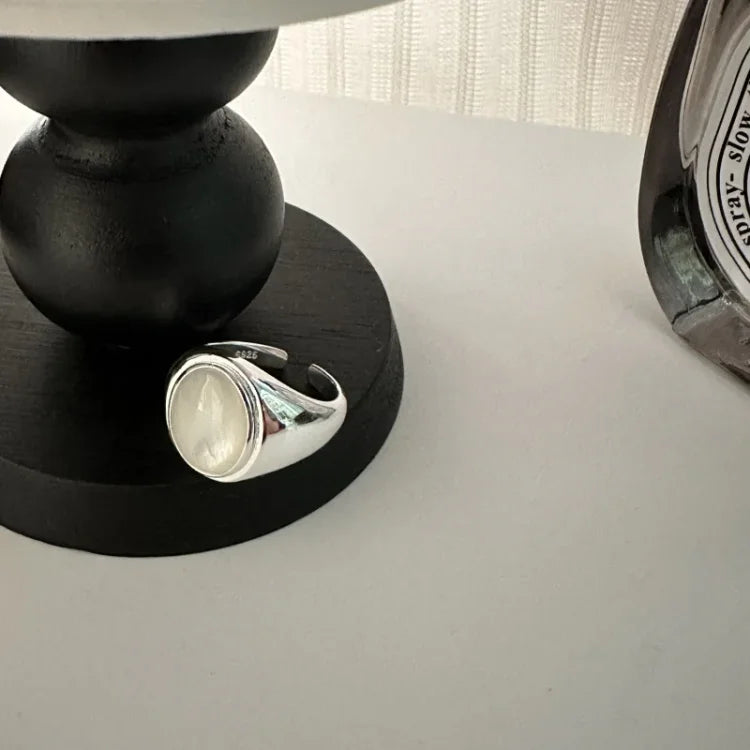 Isla Pinctada Albina Silver Ring-5-State of Style