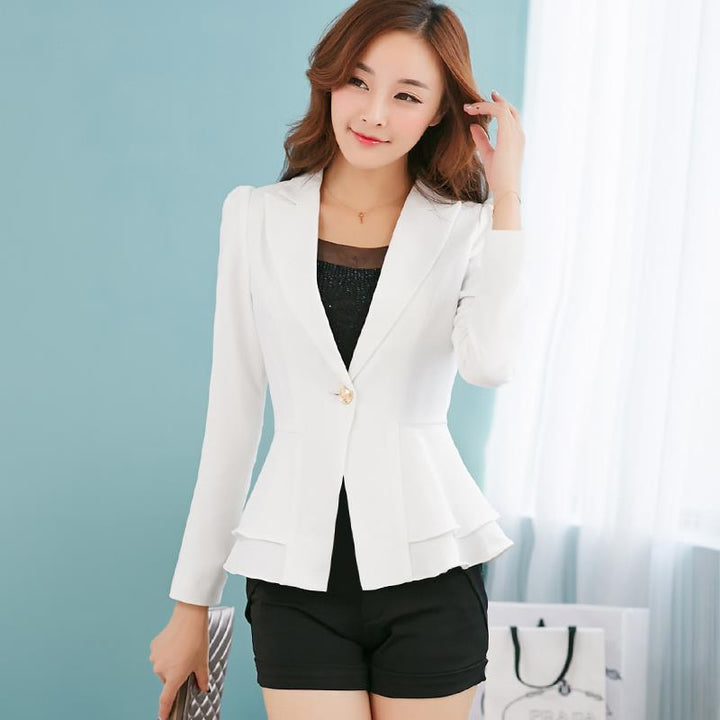 IslasBlazer | Women's Tailored Blazer-White-S-State of Style
