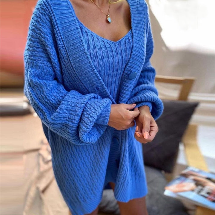 IslasVest | Women's Trendy Oversized Vest-Blue 01-S-State of Style