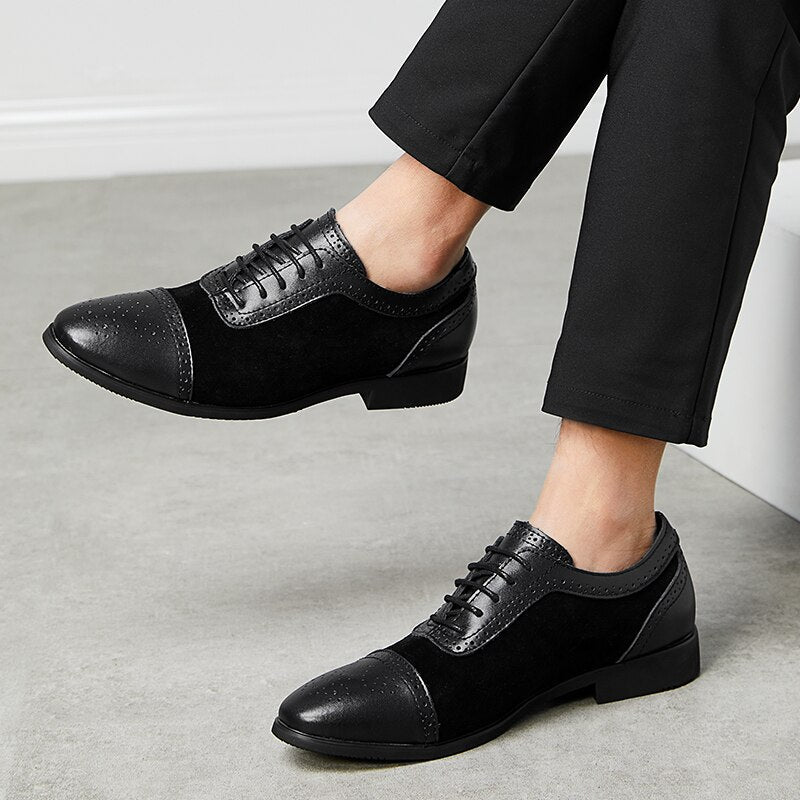 IsobelShoes | Men's Supportive Comfort Shoes-Brown-Blue-7.5-State of Style