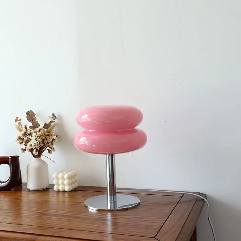 Italian Bauhaus Table Lamp – RetroGlow-Pink-State of Style