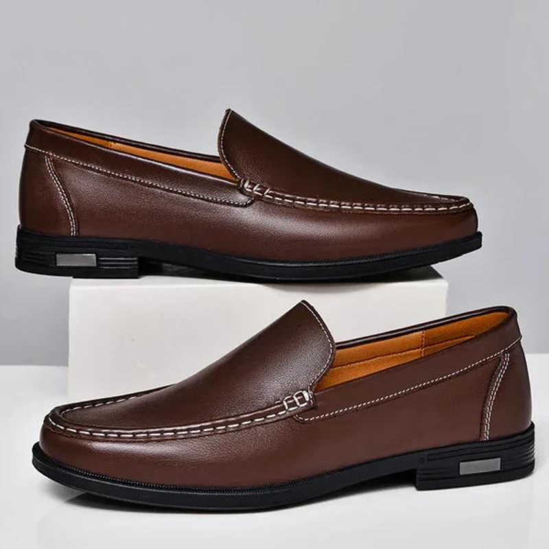 Italian slippers made of genuine leather – Emilio-Blue-6-State of Style
