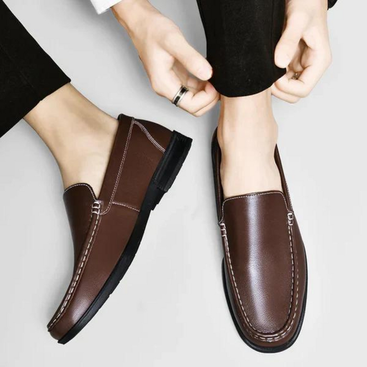 Italian slippers made of genuine leather – Emilio-Blue-6-State of Style