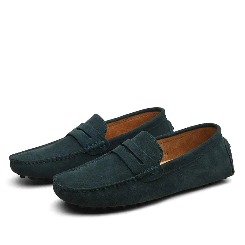 Italian Sweden Loafers - Lorenzo-Marine Blue-5.0-State of Style