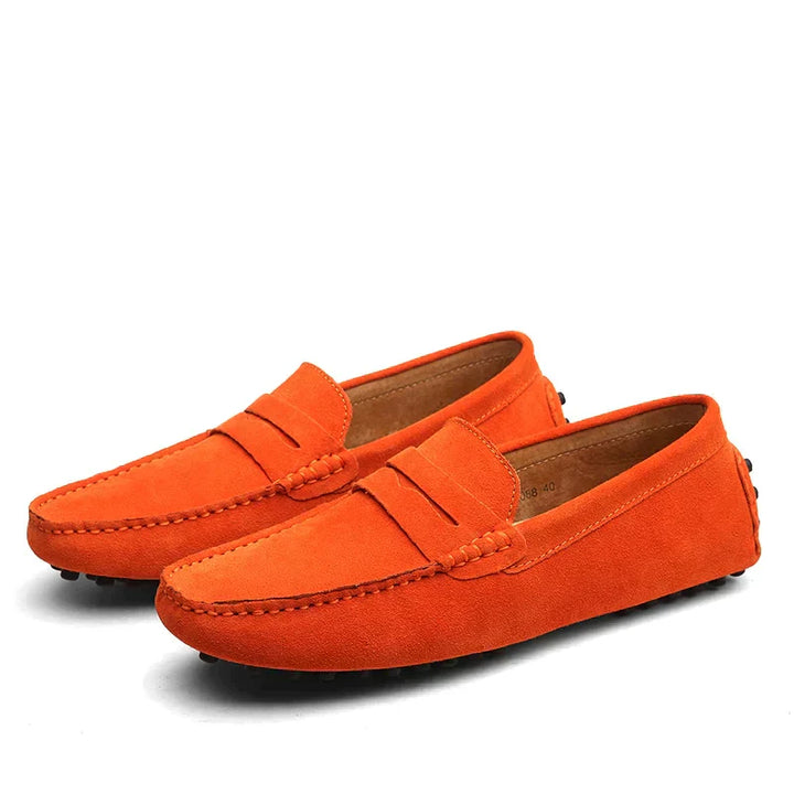 Italian Sweden Loafers - Lorenzo-Orange-5.0-State of Style