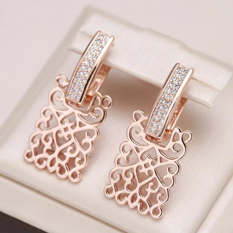 Ivy Cubic Zirconia Earrings - Rosalie-State of Style