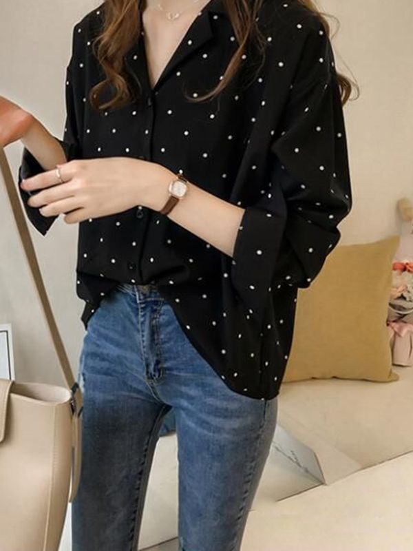 JacoliensBlouse | Women's Elegant Blouse-Black-S-State of Style