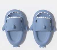 JacoliensSlippers | Fun Shark Slippers-Blue-5.0-6.0 (22 cm Length)-State of Style
