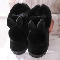 JacoliensSlippers | Women's Cute Bunny Slippers-Black-5.0-State of Style