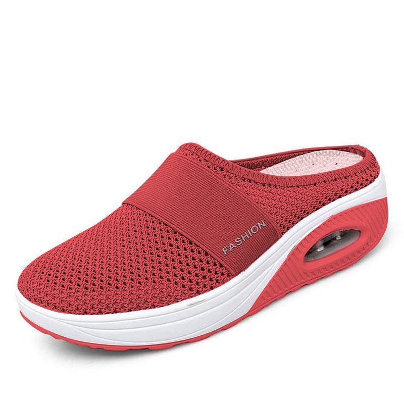 JacoliensSneaks | Women's Orthopaedic Sneakers-Red-4.5-State of Style
