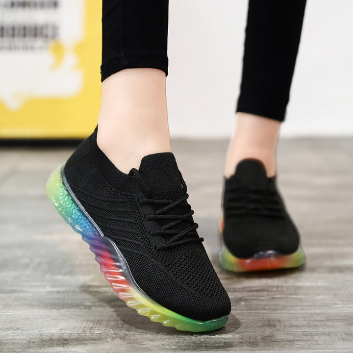 JacoliensSneaks | Women's Orthopaedic Sole Sneakers-Black-5.0-State of Style