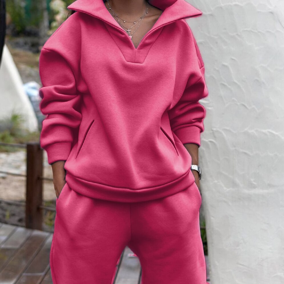 JanesSuit | Women's Stylish Tracksuit-Red-S-State of Style