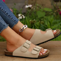 Janine Sandals | Comfortable & Trendy-Beige-4.5-State of Style