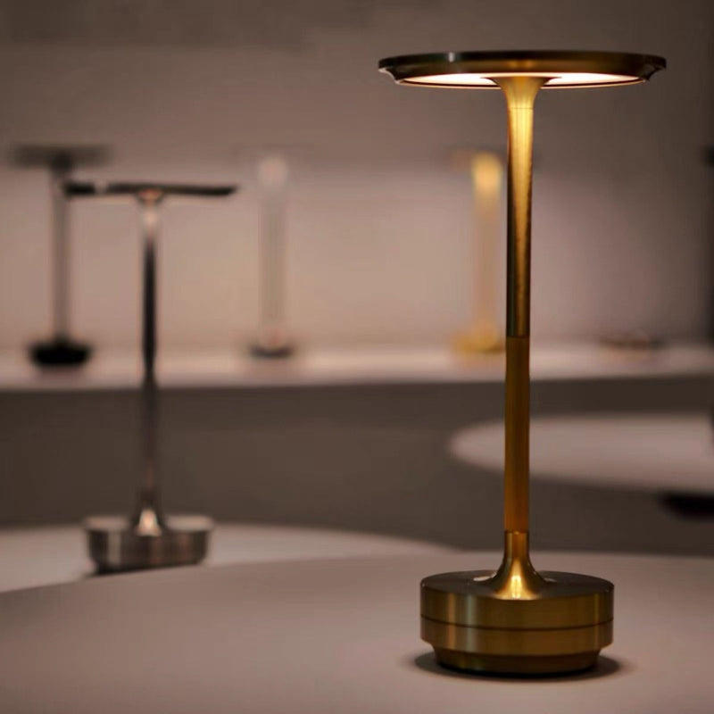 Japanese Style LED Touch Table Lamp - ZenLight-Gold-Style A-State of Style