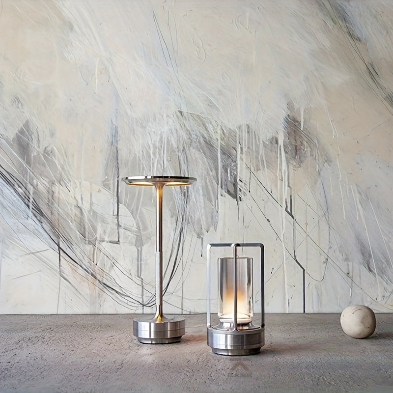 Japanese Style LED Touch Table Lamp - ZenLight-Gold-Style A-State of Style