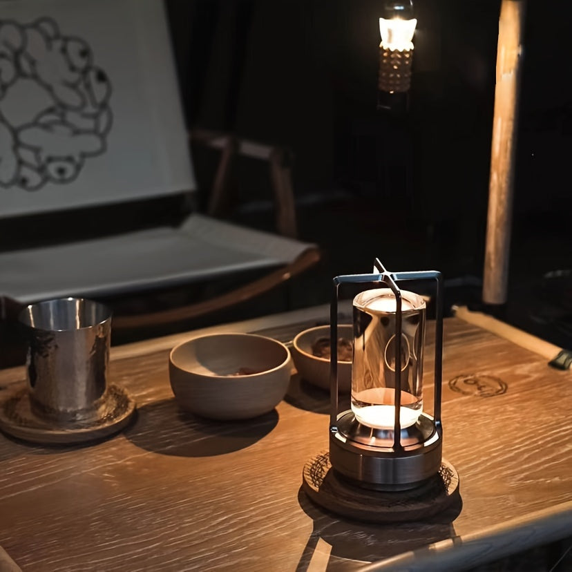 Japanese Style LED Touch Table Lamp - ZenLight-Gold-Style A-State of Style