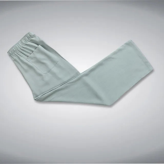 Japanese Style Men's Clothing Set - Hiroshi Tang Set-Beige-S-State of Style