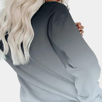 Jarra - Trendy Gradient Sweatshirt for Women-Grey-XS-State of Style