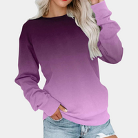 Jarra - Trendy Gradient Sweatshirt for Women-Purple-XS-State of Style