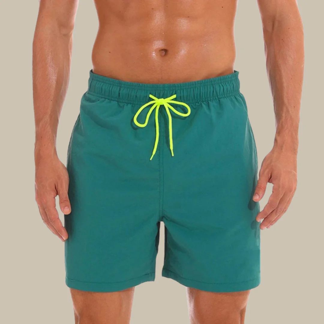 Jason Swim Shorts | Quick-Drying & Stylish-Dark Green-S-State of Style