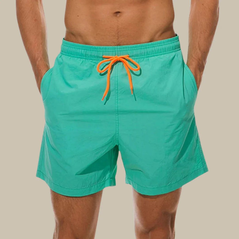 Jason Swim Shorts | Quick-Drying & Stylish-Turquoise-S-State of Style