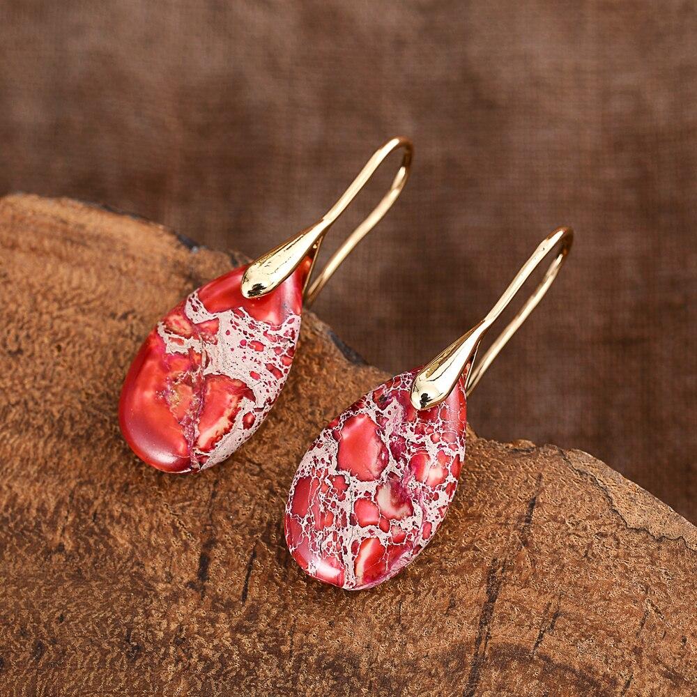 Jasper Dream Earrings - Nyssa-Gold-State of Style