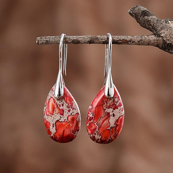 Jasper Dream Earrings - Nyssa-Silver-State of Style
