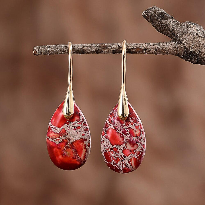 Jasper Dream Earrings - Nyssa-Silver-State of Style