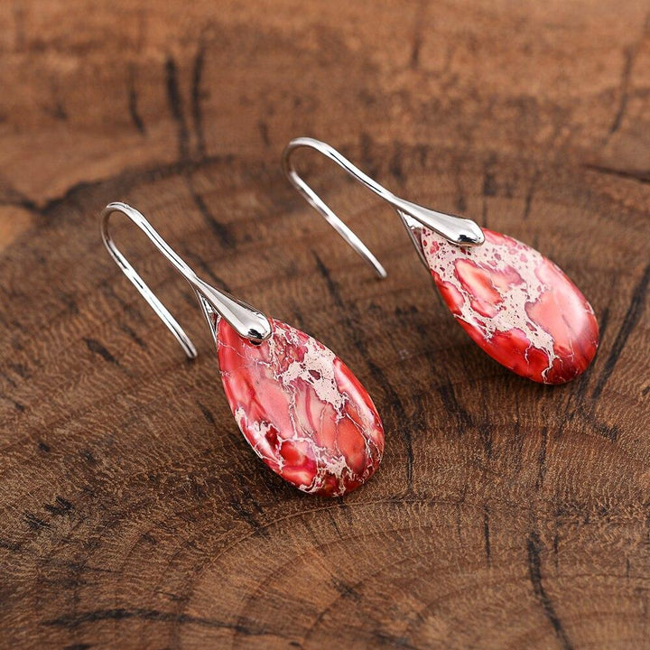 Jasper Dream Earrings - Nyssa-Silver-State of Style