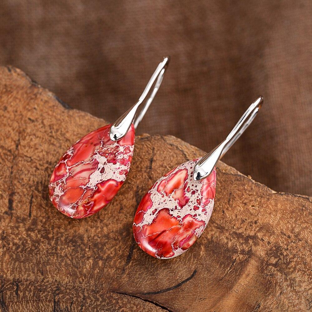 Jasper Dream Earrings - Nyssa-Silver-State of Style
