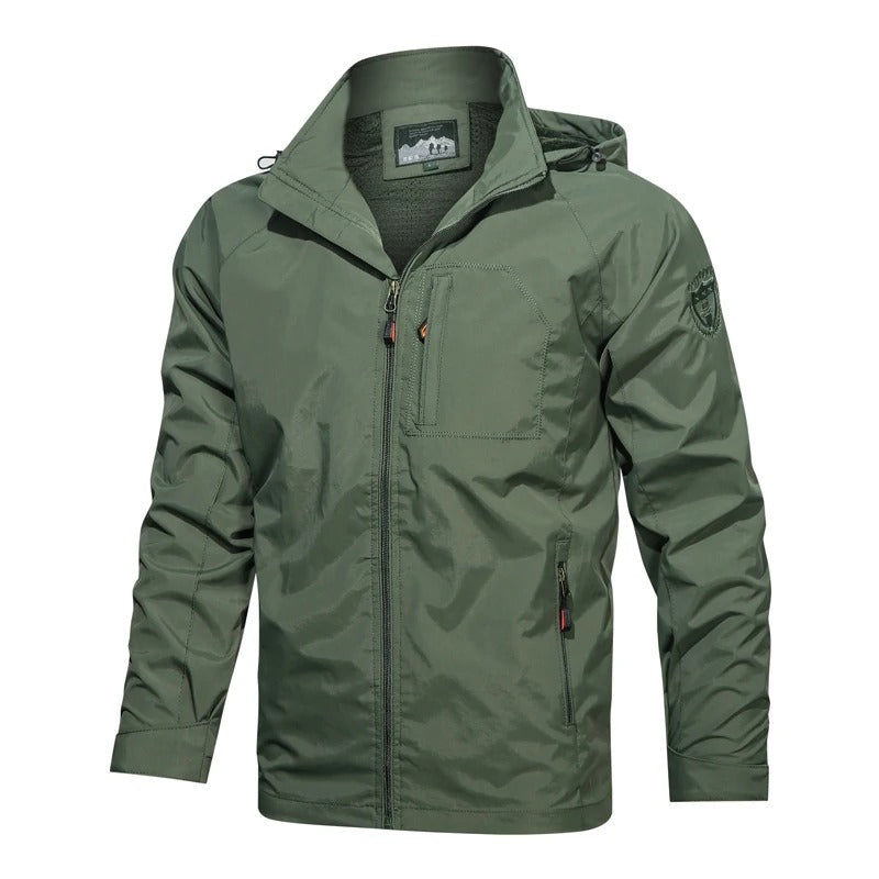 Jasper - Men's Summer Jacket-Green-M-State of Style